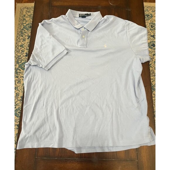Polo By Ralph Lauren Other - Polo By Ralph Lauren Shirt Light Blue Short Sleeve XXL Golf Office Business